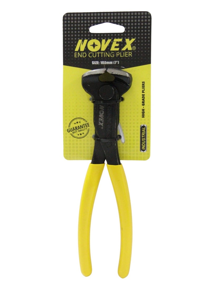 Novex NHT‑EC‑7 End Cutter Pliers 7″ (180 mm) – Industrial Forged Steel, Anti-Slip Handle, Premium Quality - Image 3
